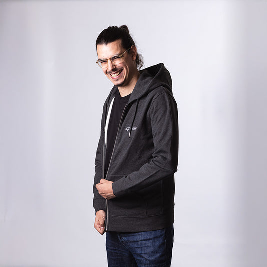Zip-through hoodie sweatshirt 
